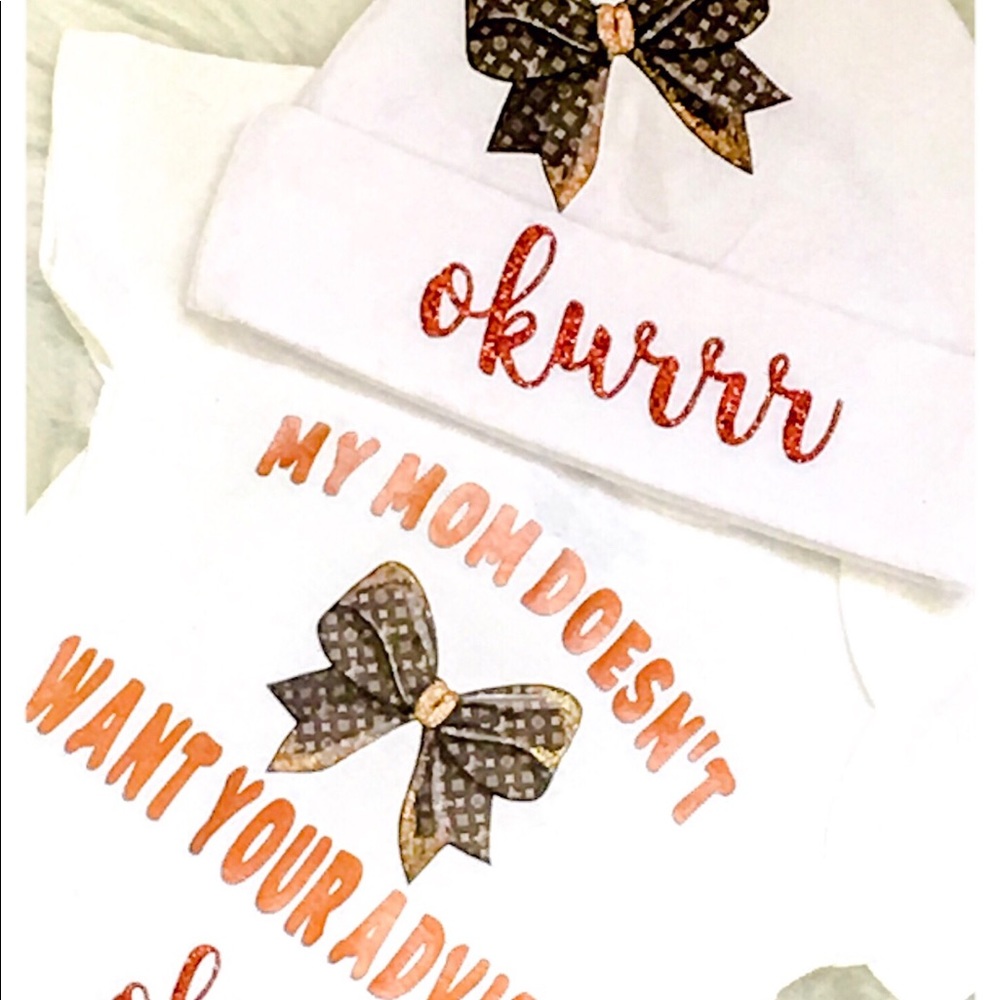 Okurrr.... Onesie & Baby cap